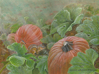 Eastern Chipmunk: tamias striatus (eastern) Realistic Wildlife Painting by Akvile Lawrence
